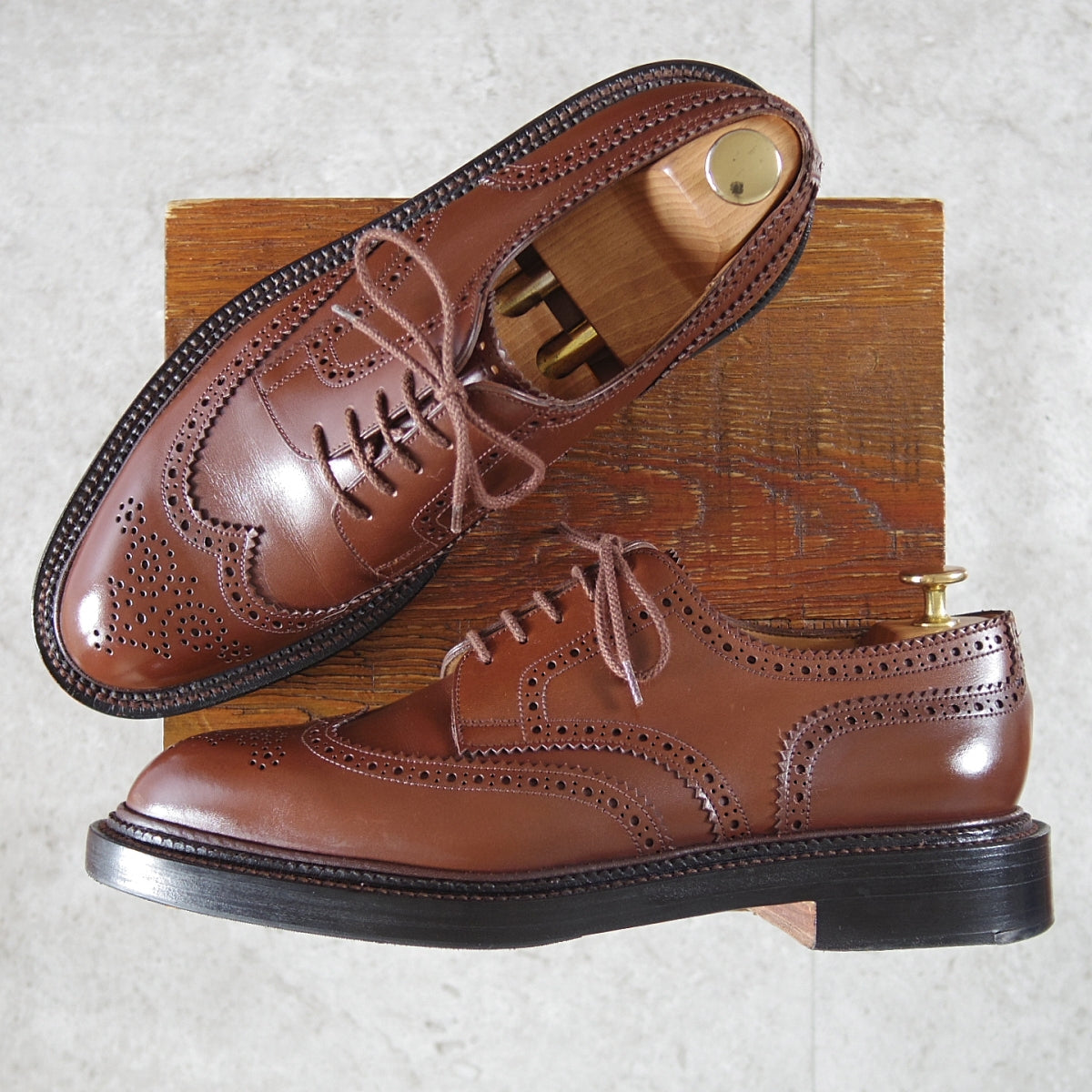 J.M.ウエストン 6E【旧ロゴ☆ゴルフ/GOLF/Uチップ/茶】 | 高級中古革靴