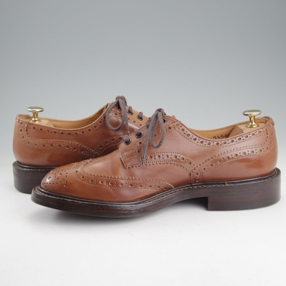 ★トリッカーズ SIZE 7.5【定価￥132,000-★ダイナイトソール/BOURTON/バートン】M5633/カントリーシューズ/カーフ/茶/Tricker's★p240