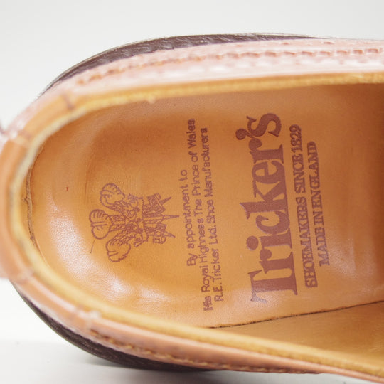 ★トリッカーズ SIZE 7.5【定価￥132,000-★ダイナイトソール/BOURTON/バートン】M5633/カントリーシューズ/カーフ/茶/Tricker's★p240
