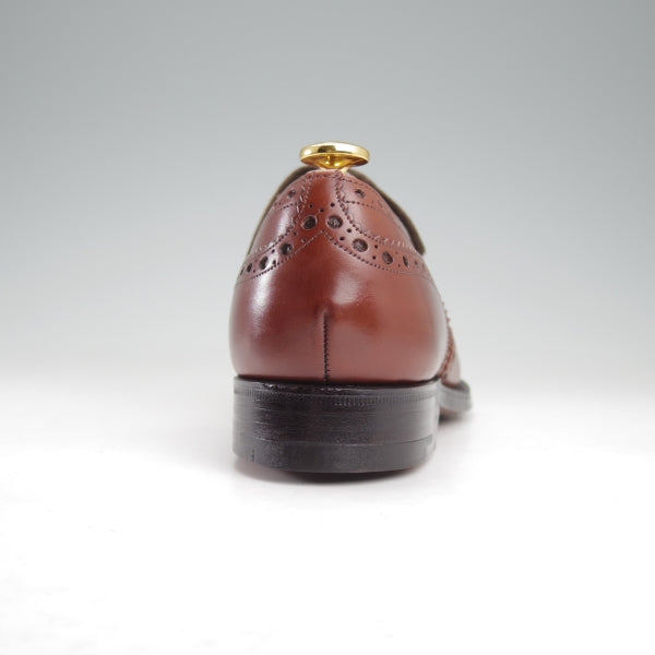 極上★チャーチ 50F/UK5【現行定価￥176,000-★旧チャーチ/73ラスト/CHETWYND】チェットウィンド/3都市ロゴ/茶/Church's★n636