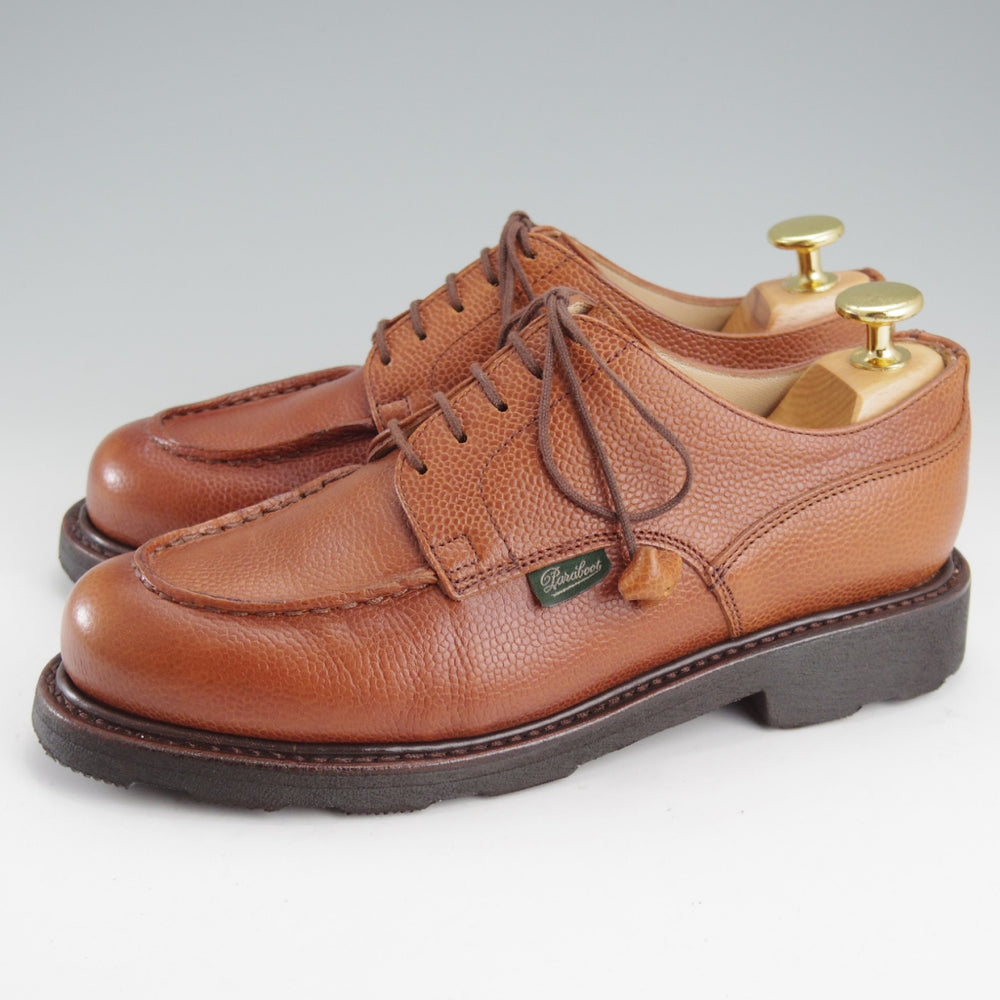 極上★パラブーツ(レディース) SIZE 3【定価￥94,600-★CHAMBORD/シャンボード】Uチップ/グレインレザー/茶/Paraboot★o129
