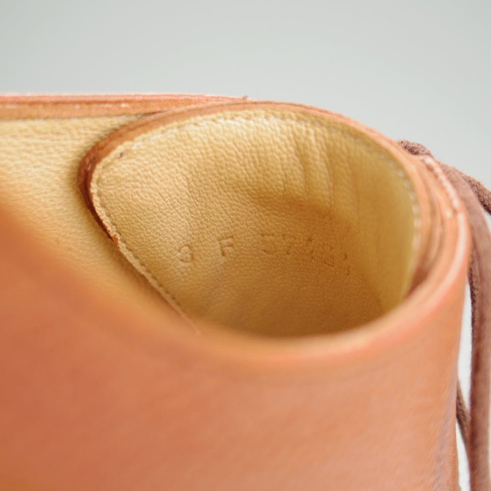 極上★パラブーツ(レディース) SIZE 3【定価￥94,600-★CHAMBORD/シャンボード】Uチップ/グレインレザー/茶/Paraboot★o129