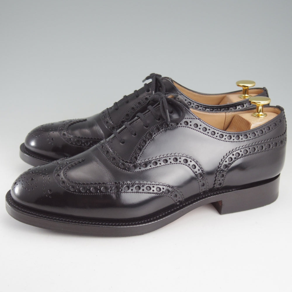 極美品★チャーチ 70G/UK7/【定価￥192,500-★BURWOOD/バーウッド】81ラスト/フルブローグ/黒/メンズ/Church's★o673