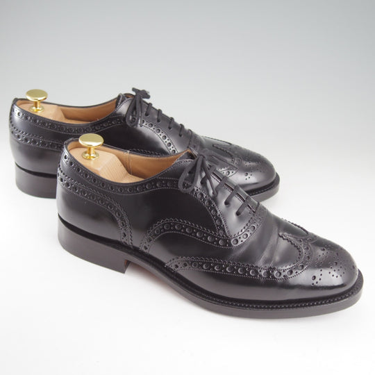 極美品★チャーチ 70G/UK7/【定価￥192,500-★BURWOOD/バーウッド】81ラスト/フルブローグ/黒/メンズ/Church's★o673