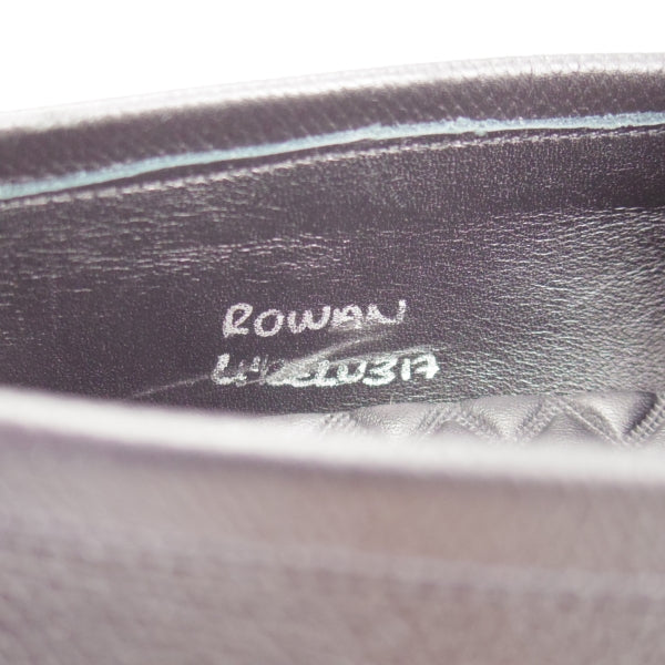 極美品★ジョンロブ(レディース) 4.5E【定価￥184,800-★ROWAN/ローワン/W317ラスト】コインローファー/コンビ/黒×紺/JOHN LOBB★n121