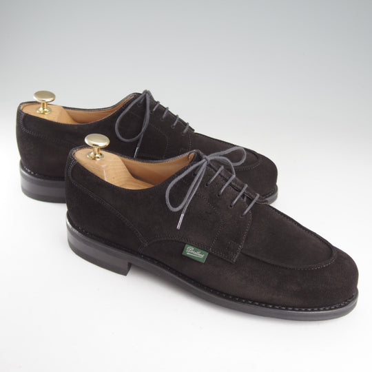 ほぼ試着程度★パラブーツ SIZE 7【定価￥101,200-★ドレス仕様シャンボード/CHAMBORD】BEAMS F別注/Uチップ/スエード/黒/Paraboot★o675