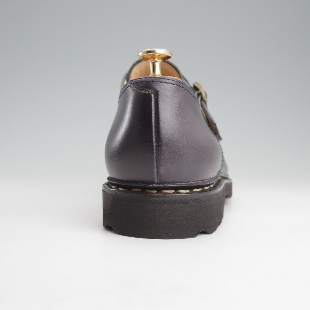 未使用★パラブーツ SIZE 8【定価￥96,800-★ウィリアム/WILLIAM】マルシェソール/ダブルモンク/リスレザー/NUIT/紺/Paraboot★o132