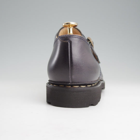 未使用★パラブーツ SIZE 8【定価￥96,800-★ウィリアム/WILLIAM】マルシェソール/ダブルモンク/リスレザー/NUIT/紺/Paraboot★o132