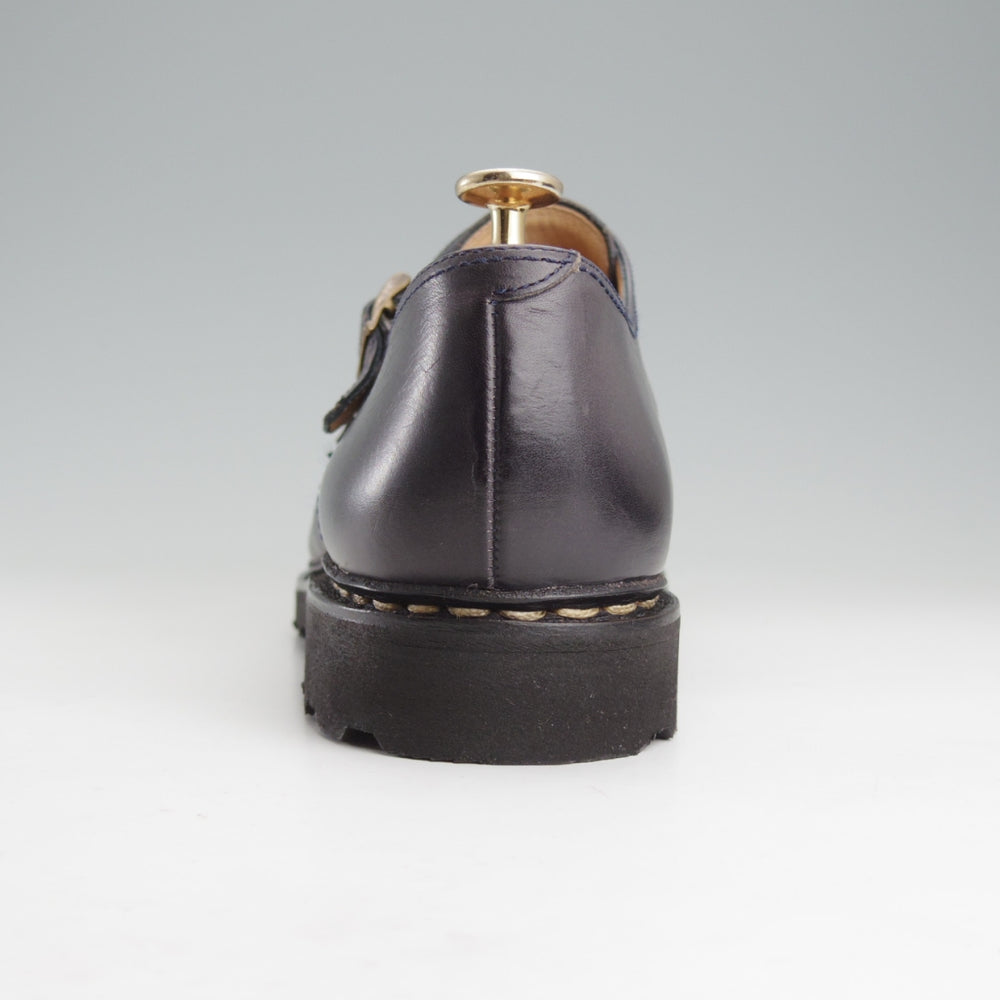 未使用★パラブーツ SIZE 8【定価￥96,800-★ウィリアム/WILLIAM】マルシェソール/ダブルモンク/リスレザー/NUIT/紺/Paraboot★o132