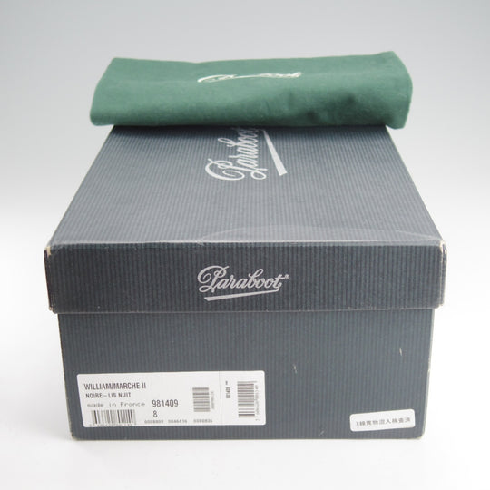 未使用★パラブーツ SIZE 8【定価￥96,800-★ウィリアム/WILLIAM】マルシェソール/ダブルモンク/リスレザー/NUIT/紺/Paraboot★o132