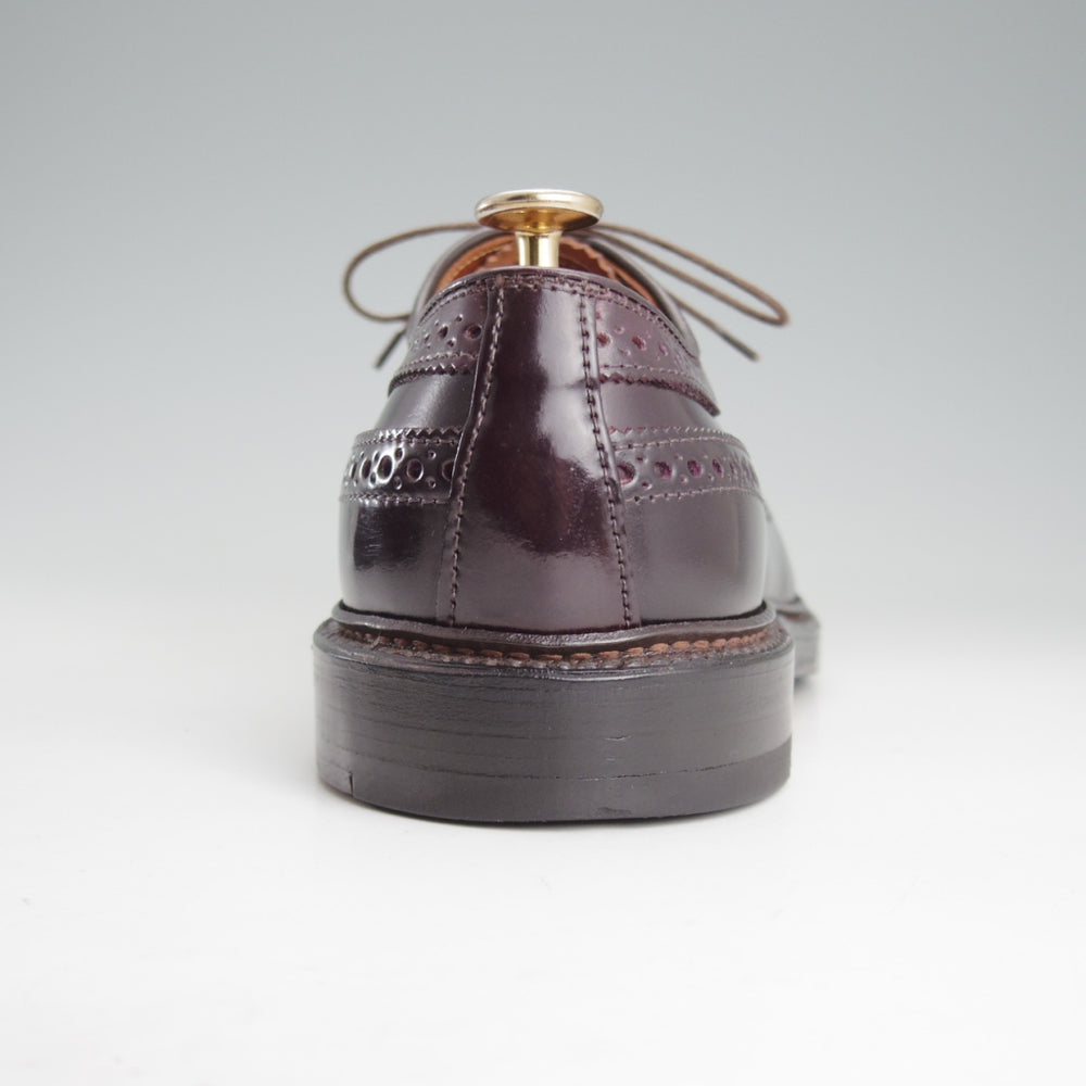 極美品★オールデン 7E【定価￥239,800-★コードバン仕様/975】バリーラスト/ロングウイング/#8/バーガンディー/赤茶/メンズ/ALDEN★o676