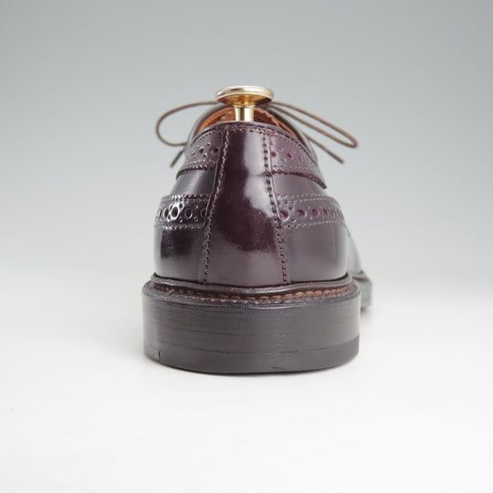 極美品★オールデン 7E【定価￥239,800-★コードバン仕様/975】バリーラスト/ロングウイング/#8/バーガンディー/赤茶/メンズ/ALDEN★o676