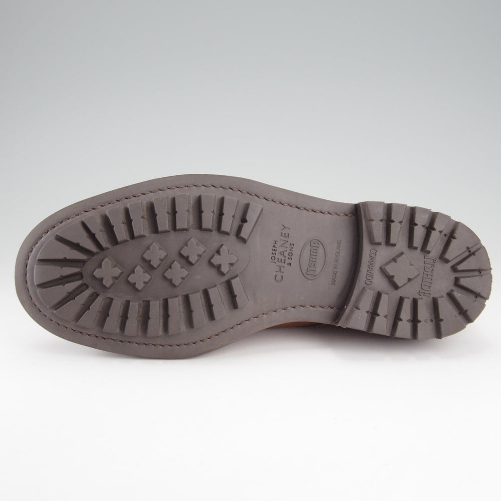 極上★(英)チーニー 6F【定価￥94,600-★AVON C/エイボン】コマンドソール/12508ラスト/フルブローグ/ALMOND/薄茶/メンズ/CHEANEY★o134