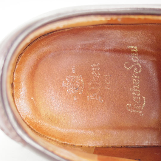 ★オールデン 8D【現行定価20万円以上★コードバン/バリーラスト仕様のVチップ】(ハワイ)Leather Soul別注/87140/赤茶/ALDEN★o671