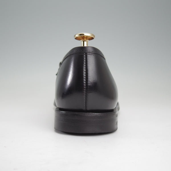 美品★クロケット&ジョーンズ 6E【定価￥126,500-★ボストン2同型/376ラスト/HENDON】ビットローファー/カーフ/黒/Crockett&Jones★n126
