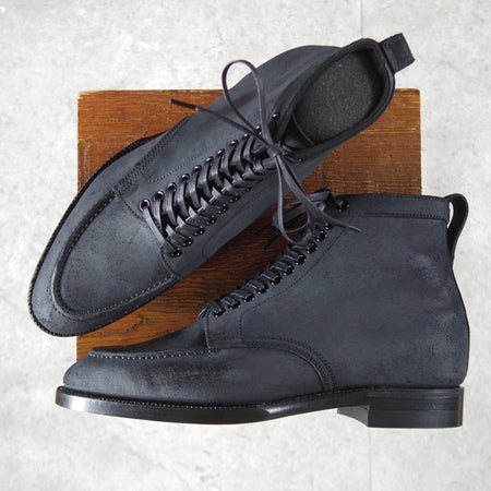 未使用★トレーディングポスト・オリジナル SIZE 8【定価￥69,300-★ヘリテージコレクション/PLUMMER】ブーツ/オイルドスエード/黒★o683