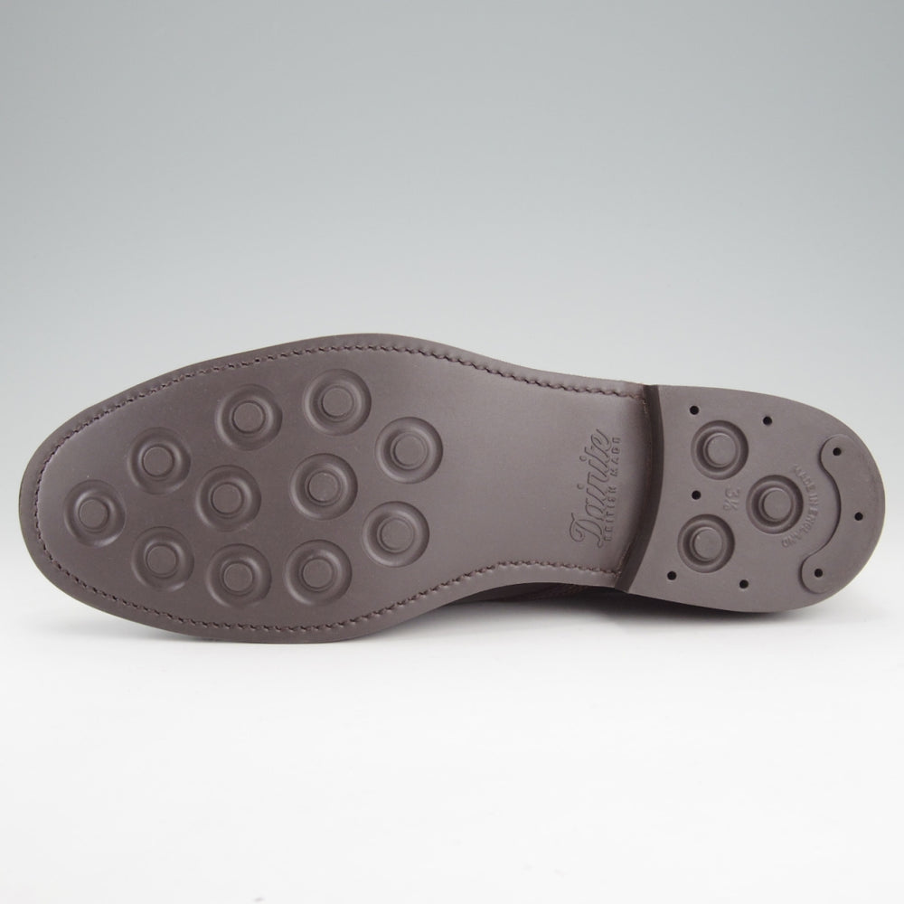 ほぼ未使用★(英)サンダース SIZE 7.5【定価￥68,200-★ミリタリーコレクション/Military Derby Shoe】ストレートチップ/EBONY/濃茶★o136