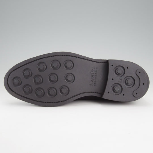 ほぼ試着程度★(英)Loake/ローク 5.5F【定価￥69,300-★RUSSELL/1880 Classic Collection】タッセルローファー/スエード/黒★o137