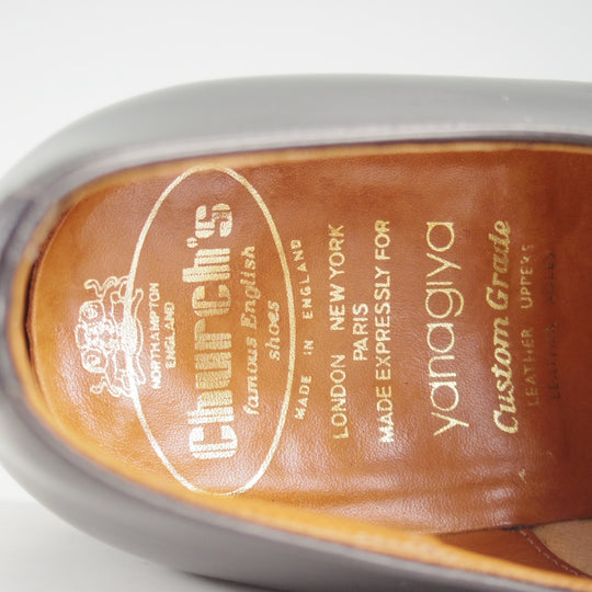 ★チャーチ 55F/UK5.5【旧チャーチ★CONSUL/コンサル/73ラスト】ブックバインダーカーフ/ストレートチップ/黒/Church's★o679