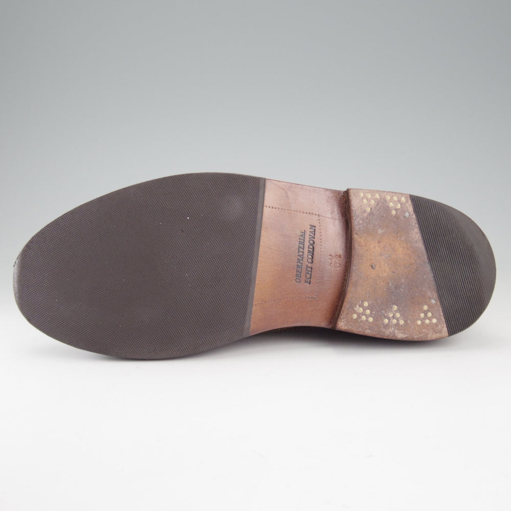 極美品★(独)ハインリッヒ・ディンケラッカー SIZE 6.5【貴重★茶系コードバン/純正ツリー付/BUDA】ブダ/Heinrich Dinkelacker★p248