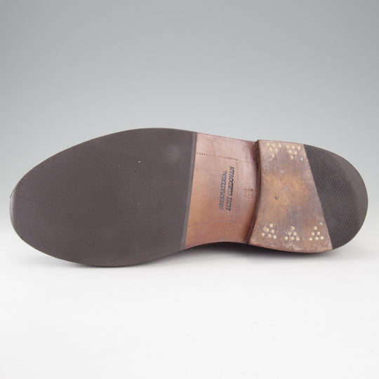 極美品★(独)ハインリッヒ・ディンケラッカー SIZE 6.5【貴重★茶系コードバン/純正ツリー付/BUDA】ブダ/Heinrich Dinkelacker★p248