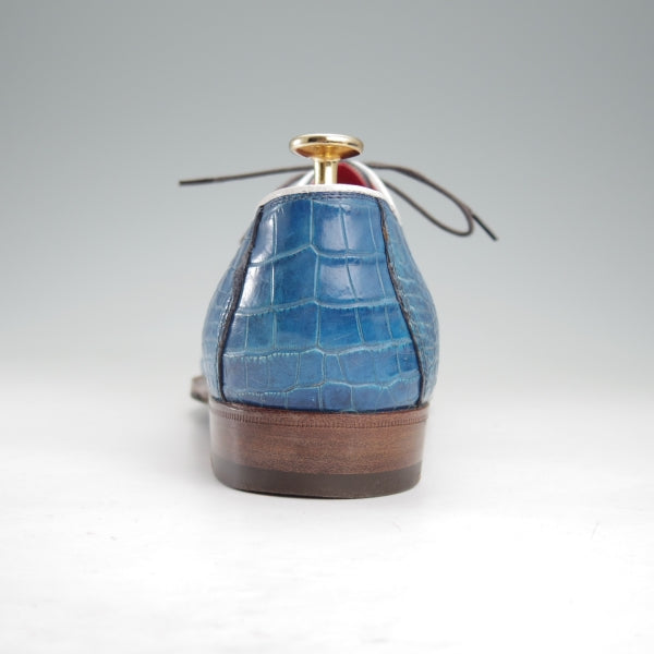 Enzo Bonafe エンツォボナフェ　サイズ41.5 中古)エンツォ・ボナフェ/オーダー品/クロコダイル/ホールカット