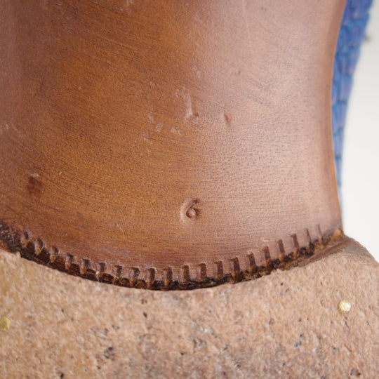 美品★(伊)エンツォ・ボナフェ SIZE 6【オーダー時価格40万円程度★クロコダイル/純正シューツリー付】9分仕立て/Enzo Bonafe★n642