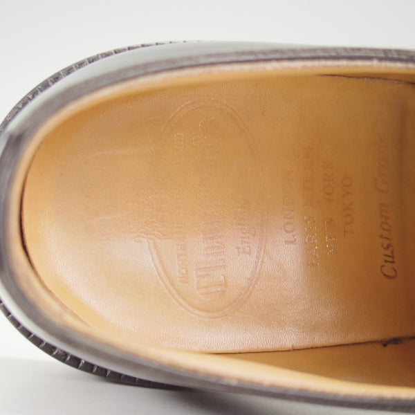 ★チャーチ 55F/UK5.5【定価￥181,500-★SHANNON/シャノン】103ラスト/プレーントゥ/黒/メンズ/Church's★n643