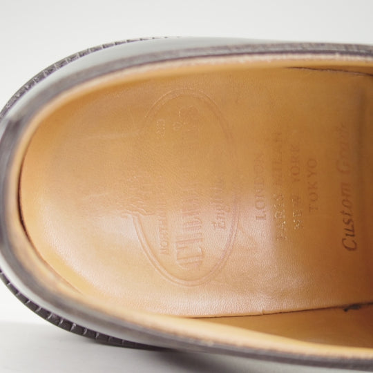 ★チャーチ 55F/UK5.5【定価￥181,500-★SHANNON/シャノン】103ラスト/プレーントゥ/黒/メンズ/Church's★n643