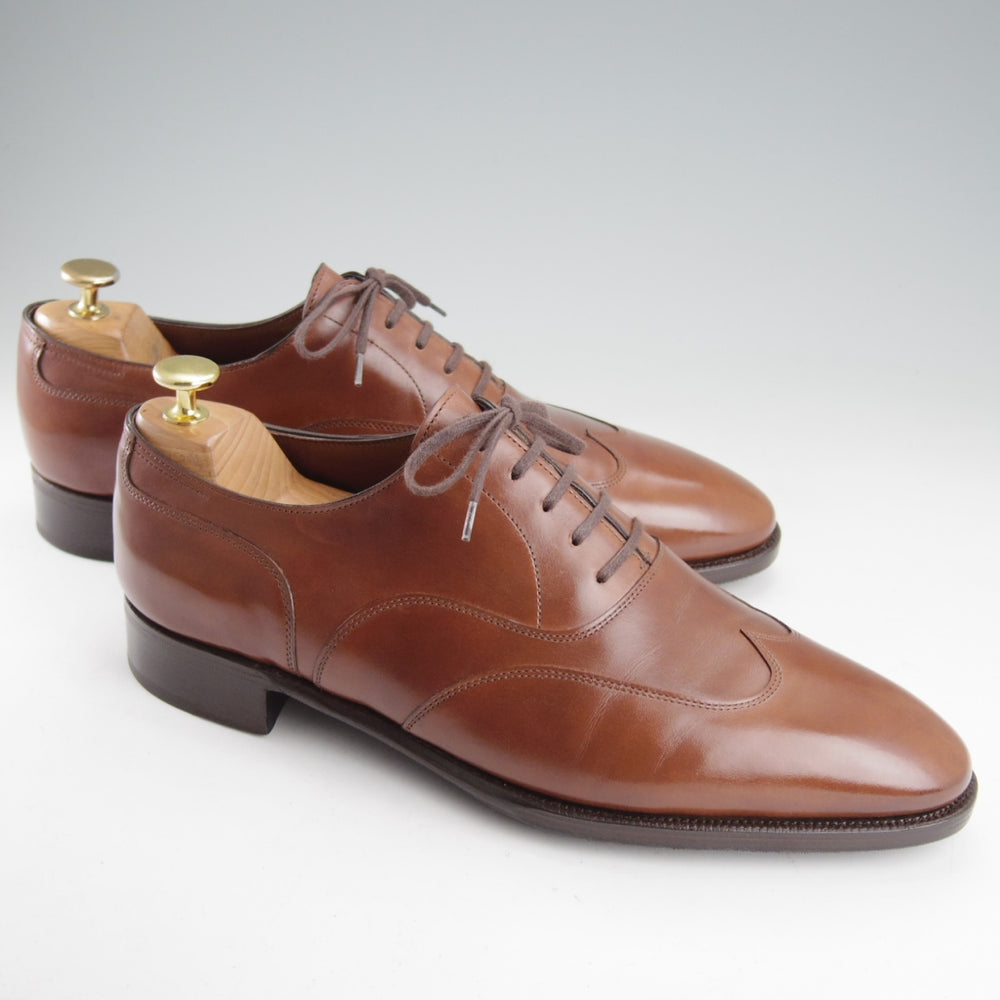 美品★ジョンロブ 8E【現行定価30万円以上★プレステージライン/WARWICK/7000ラスト】ミスティカーフ/茶/メンズ/JOHN LOBB★o139