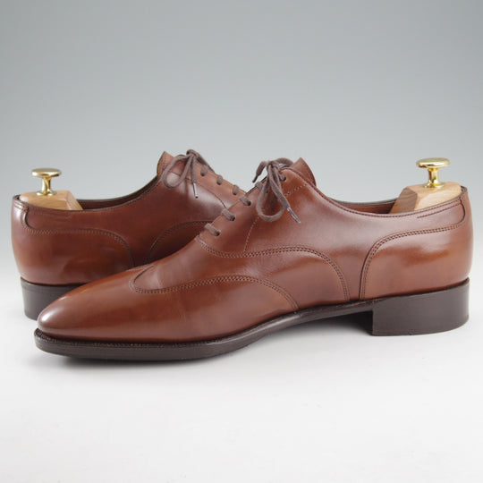 美品★ジョンロブ 8E【現行定価30万円以上★プレステージライン/WARWICK/7000ラスト】ミスティカーフ/茶/メンズ/JOHN LOBB★o139