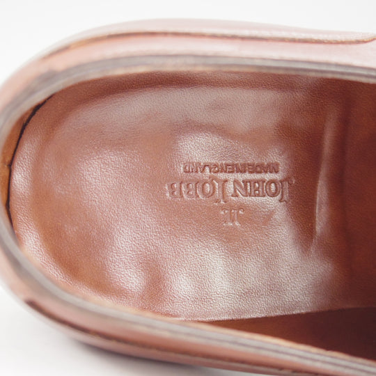 美品★ジョンロブ 8E【現行定価30万円以上★プレステージライン/WARWICK/7000ラスト】ミスティカーフ/茶/メンズ/JOHN LOBB★o139