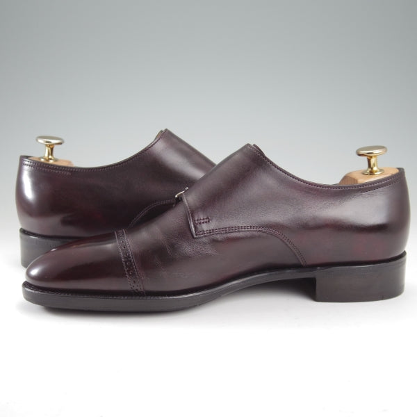 極美品★ジョンロブ 5.5E【定価￥332,200-★フィリップ2のダブルモンク仕様/7000ラスト】Philip2 Double Buckle/赤茶/JOHN LOBB★n645