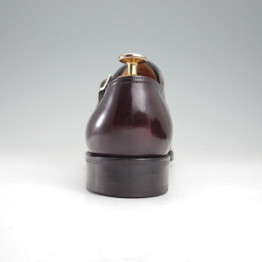 極美品★ジョンロブ 5.5E【定価￥332,200-★フィリップ2のダブルモンク仕様/7000ラスト】Philip2 Double Buckle/赤茶/JOHN LOBB★n645