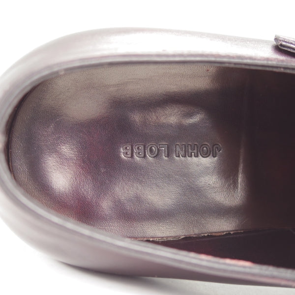 極美品★ジョンロブ 5.5E【定価￥332,200-★フィリップ2のダブルモンク仕様/7000ラスト】Philip2 Double Buckle/赤茶/JOHN LOBB★n645