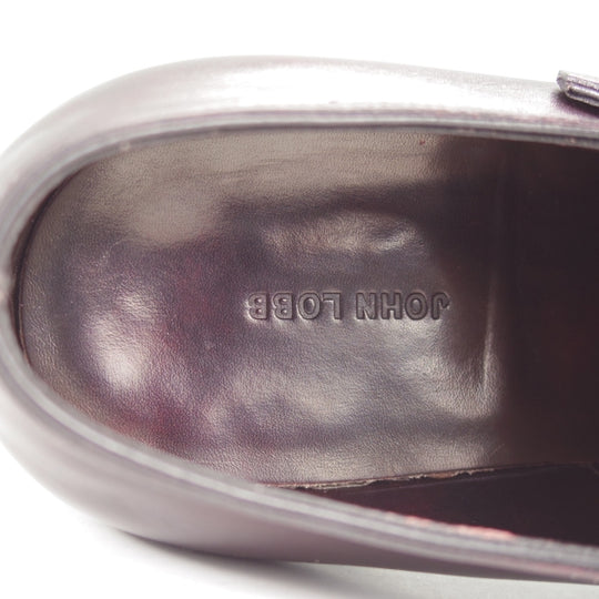 極美品★ジョンロブ 5.5E【定価￥332,200-★フィリップ2のダブルモンク仕様/7000ラスト】Philip2 Double Buckle/赤茶/JOHN LOBB★n645