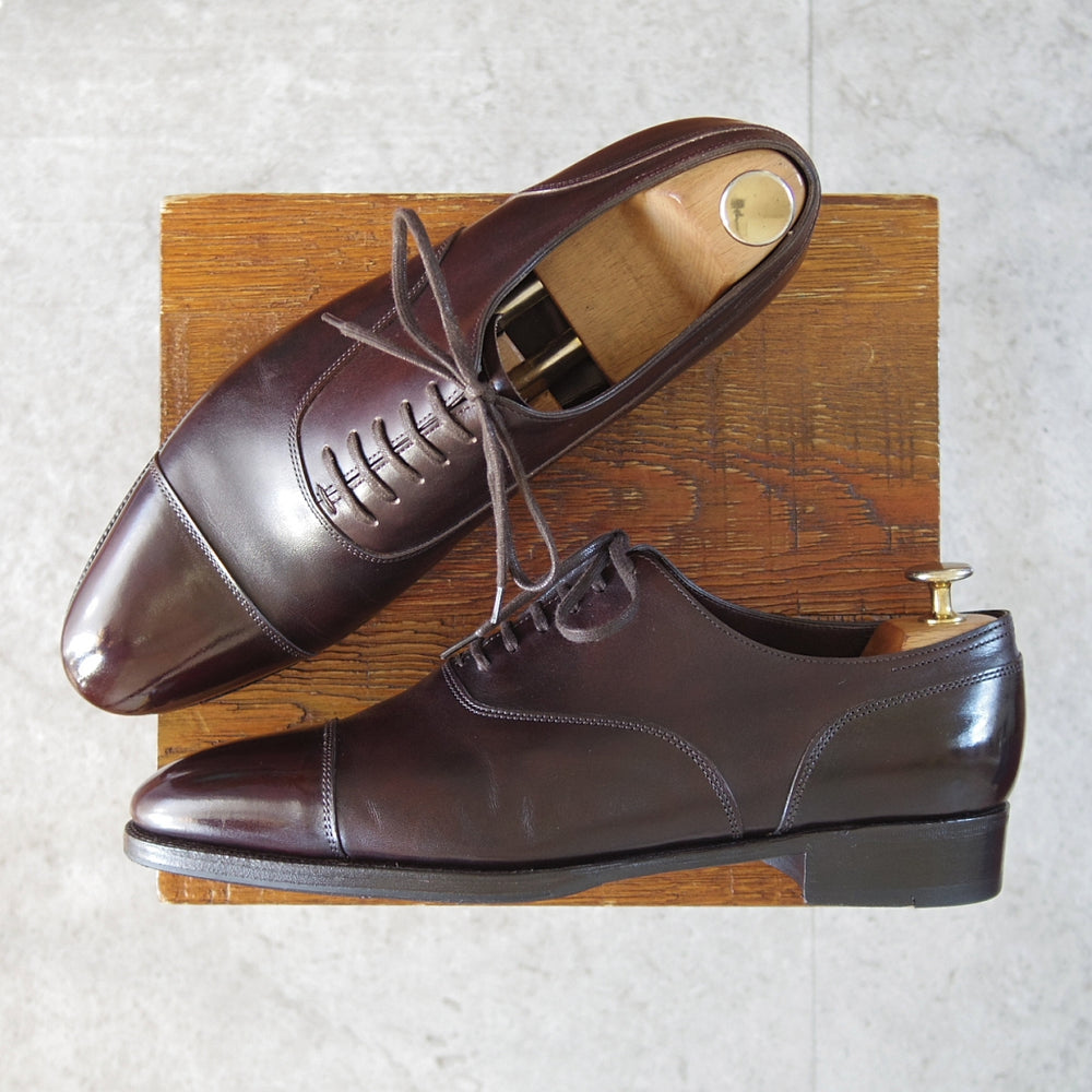 極美品★ジョンロブ 7E【定価￥358,600-★プレステージライン/ALFORD】7000ラスト/ミュージアムカーフ/濃茶/メンズ/JOHN LOBB★o155