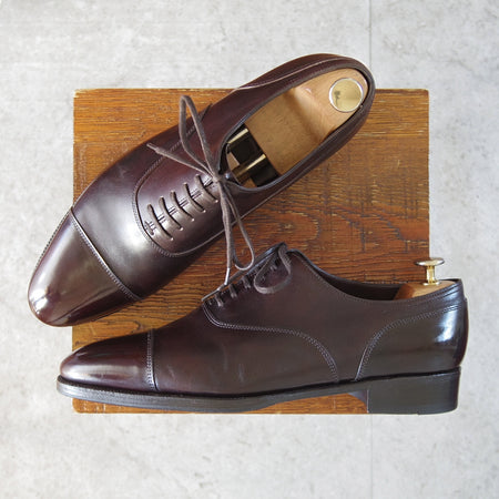 極美品★ジョンロブ 7E【定価￥358,600-★プレステージライン/ALFORD】7000ラスト/ミュージアムカーフ/濃茶/メンズ/JOHN LOBB★o155