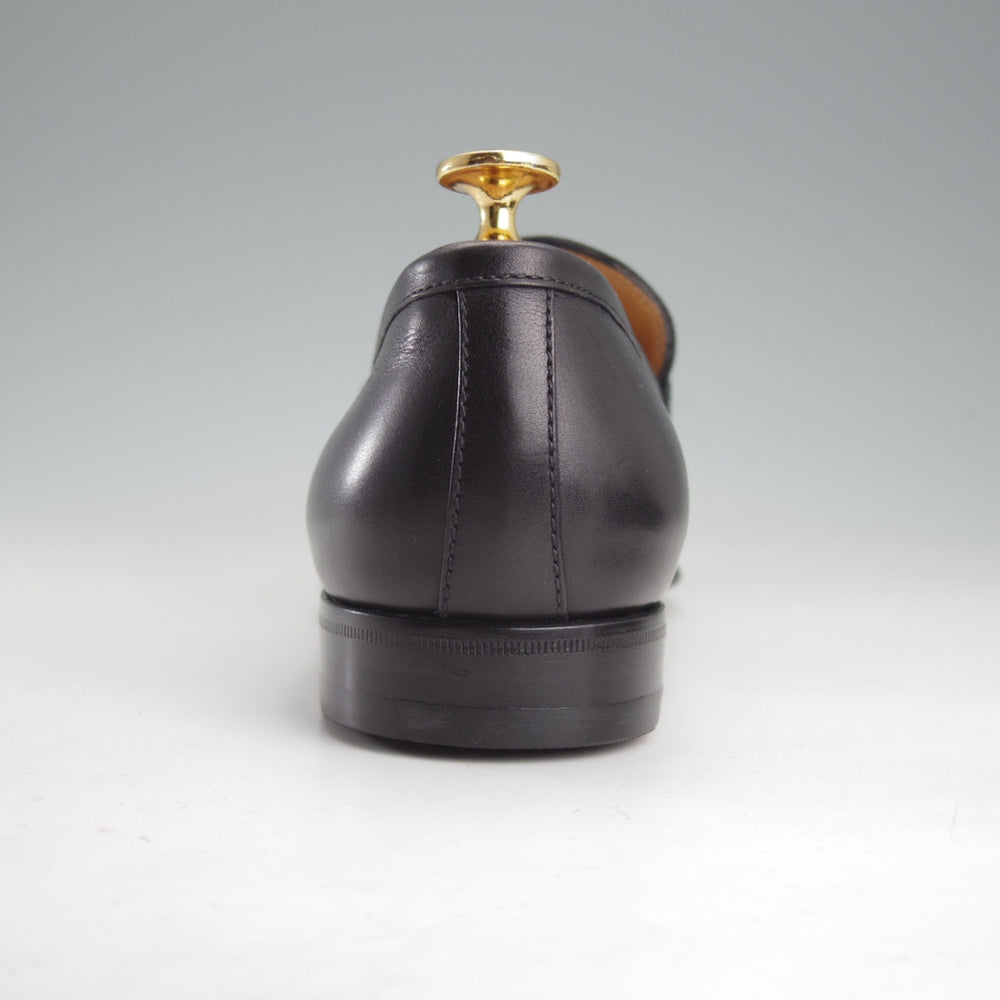 未使用★(伊)タニノクリスチー SIZE 7【デッドストック品★VITTORIO/コインローファー】カーフ/黒/メンズ/TANINO CRISCI★o142