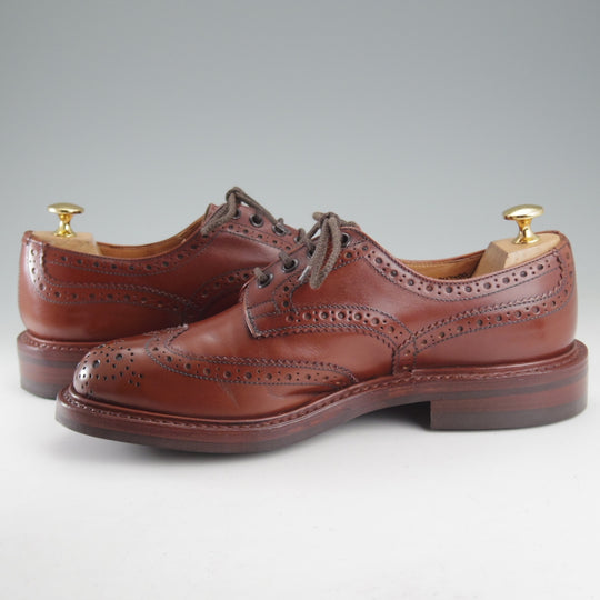 極上★トリッカーズ SIZE 7【定価￥132,000-★ダイナイトソール/BOURTON/マロンアンティーク】バートン/M5633/カーフ/茶/Tricker's★o686
