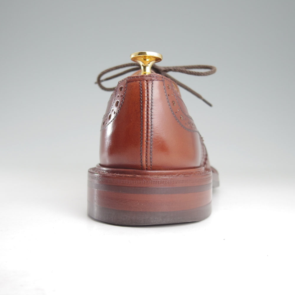 極上★トリッカーズ SIZE 7【定価￥132,000-★ダイナイトソール/BOURTON/マロンアンティーク】バートン/M5633/カーフ/茶/Tricker's★o686