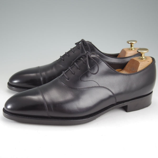 美品★エドワードグリーン 8E【定価￥253,000-★チェルシー/CHELSEA/82ラスト】ストレートチップ/カーフ/黒/メンズ/EDWARD GREEN★n648