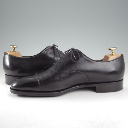 美品★エドワードグリーン 8E【定価￥253,000-★チェルシー/CHELSEA/82ラスト】ストレートチップ/カーフ/黒/メンズ/EDWARD GREEN★n648