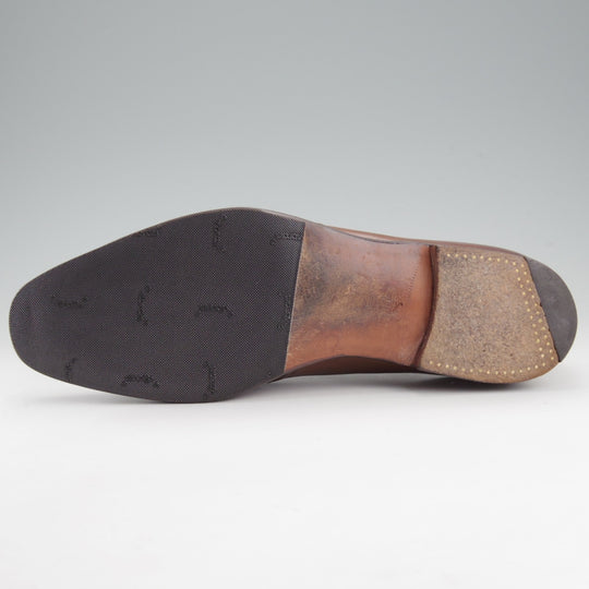 極上★エドワードグリーン 8E【貴重★旧トップドロワー/808ラスト】モンクストラップ/カーフ/濃茶/メンズ/EDWARD GREEN★o143