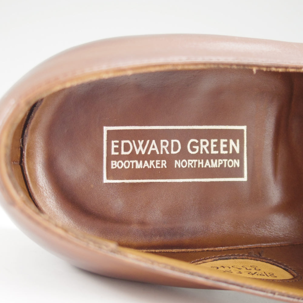 極上★エドワードグリーン 8E【貴重★旧トップドロワー/808ラスト】モンクストラップ/カーフ/濃茶/メンズ/EDWARD GREEN★o143