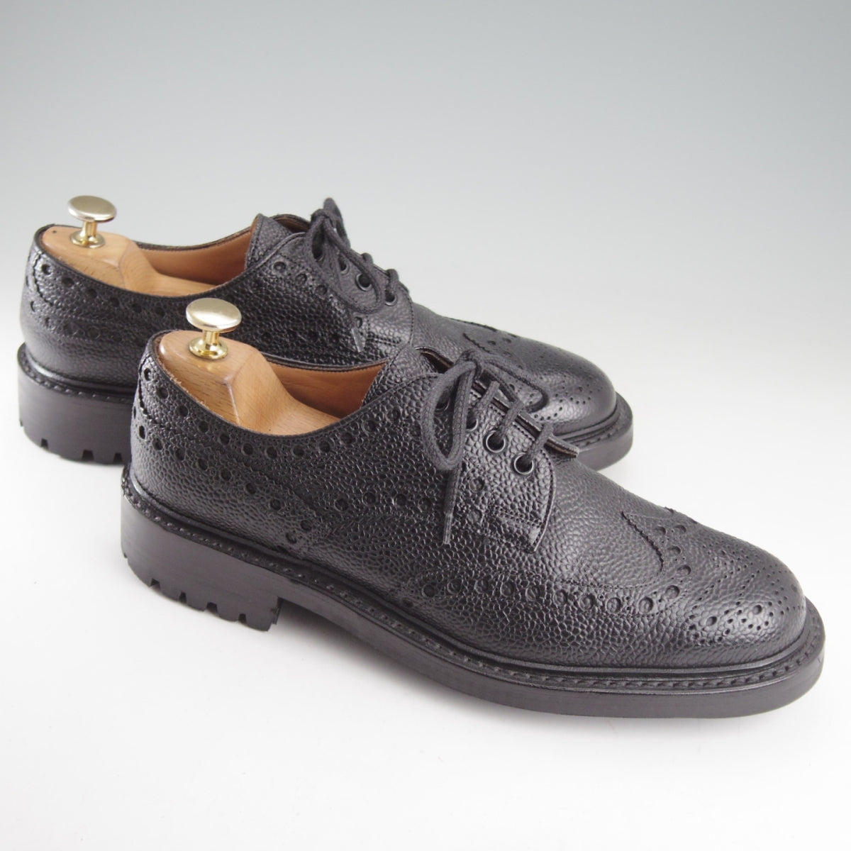 チーニー AVON C フルブローグ 黒 7F 中古 12508ラスト o687 | 高級