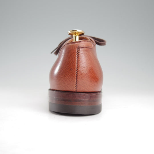 極美品★オールデン 7D【現行定価17万円以上★ミリタリーラスト/5369】プレーントゥ/アルパインカーフ/茶/メンズ/ALDEN★o144