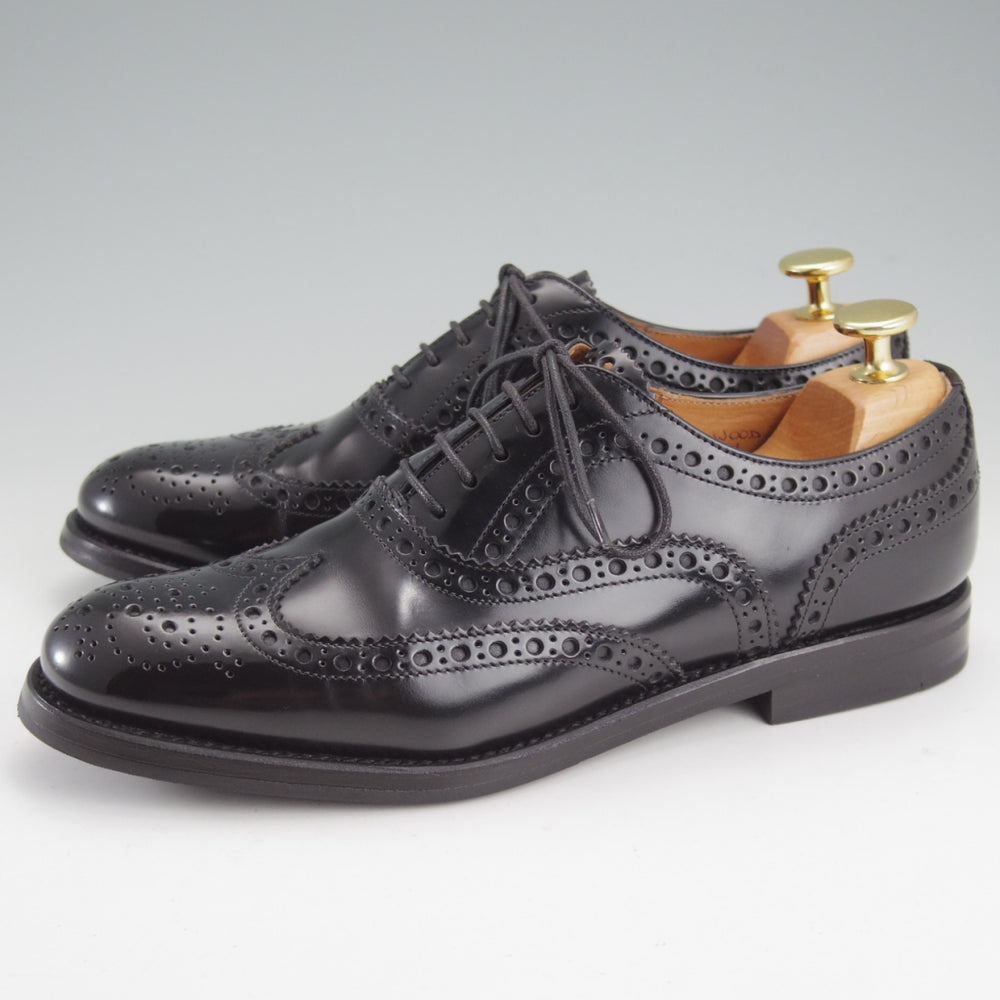 極美品★チャーチ(レディース) SIZE 36【定価￥176,000-★バーウッド/BURWOOD WG】ポリッシュドバインダーカーフ/黒/Church's★o145