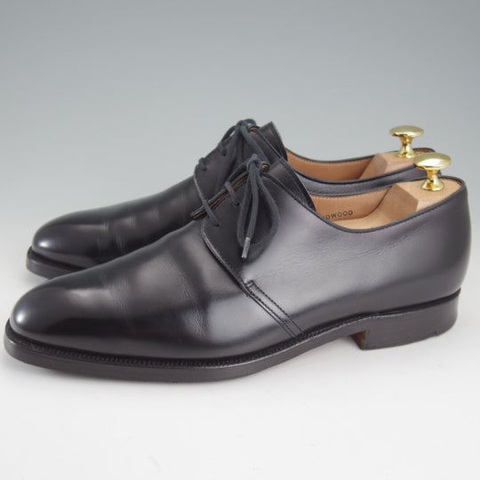 極上★クロケット&ジョーンズ 6.5E【現行定価10万円以上★GOODWOOD/プレーントゥ】318ラスト/カーフ/黒/メンズ/Crockett&Jones★p258