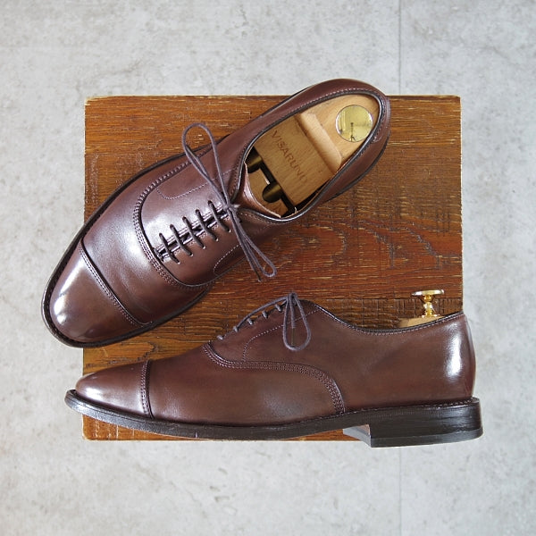 ★(米)アレンエドモンズ 6D【現行定価￥132,000-★Park Avenue/パークアベニュー】ストレートチップ/濃茶/ALLEN EDMONDS★n656